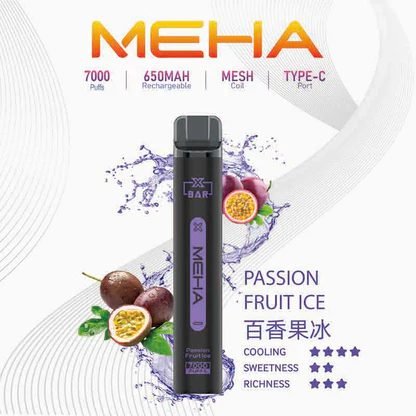 魅嗨小黑條 MEHA XBAR 7000抛棄式 Mesh芯爆發力強 3%丁鹽黃金配方 極強冰感體驗 650mAh大電量可充電長效續航 台灣現貨:圖片 14