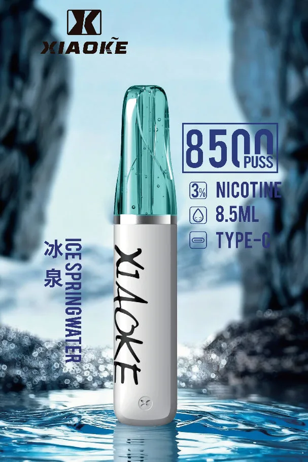 XIAOKE 梟客 8500口拋棄式電子煙 3%尼古丁鹽 8.5ml儲油量 支援Type-C充電 台灣現貨秒發:圖片 8
